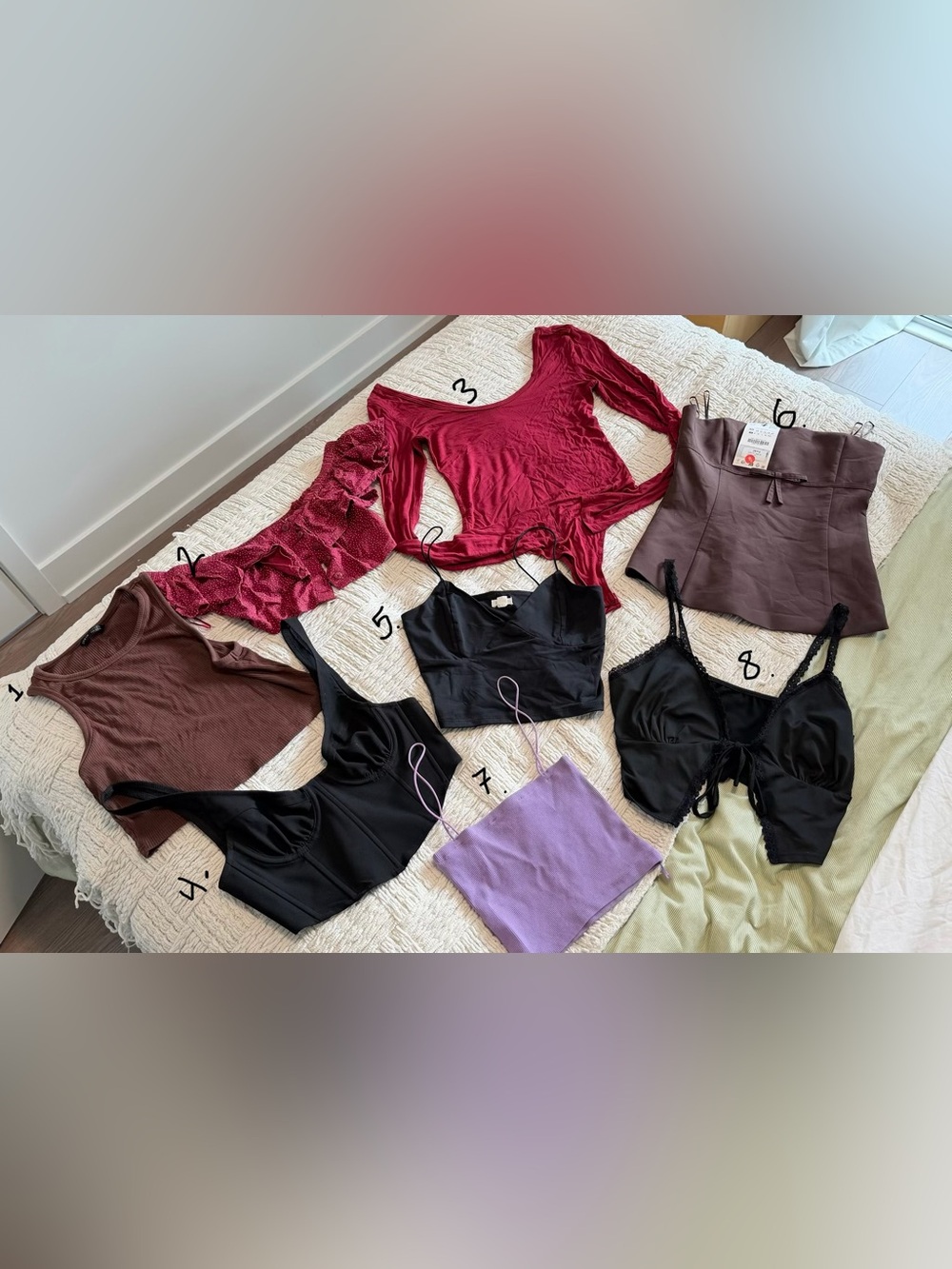 BUNDLE going out/ casual tops/ bodysuits various brands, sizes XS-M